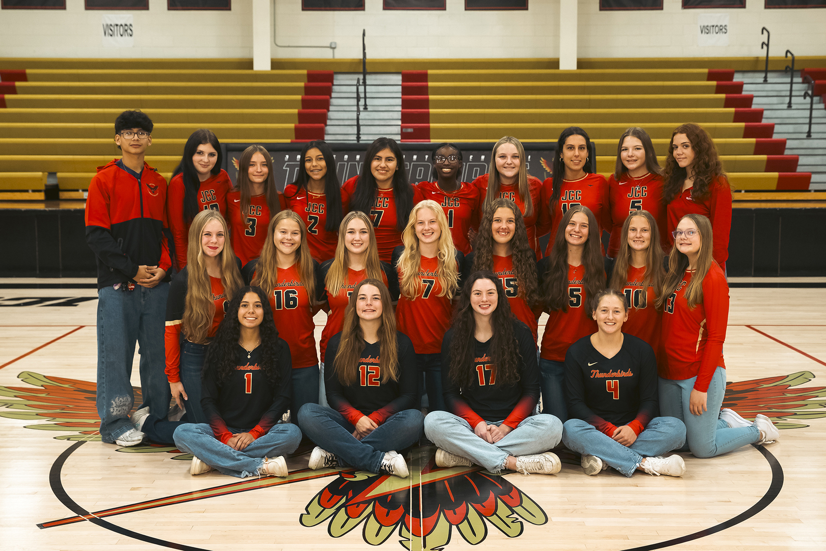 2025-26 JCC Volleyball Preseason Team Picture