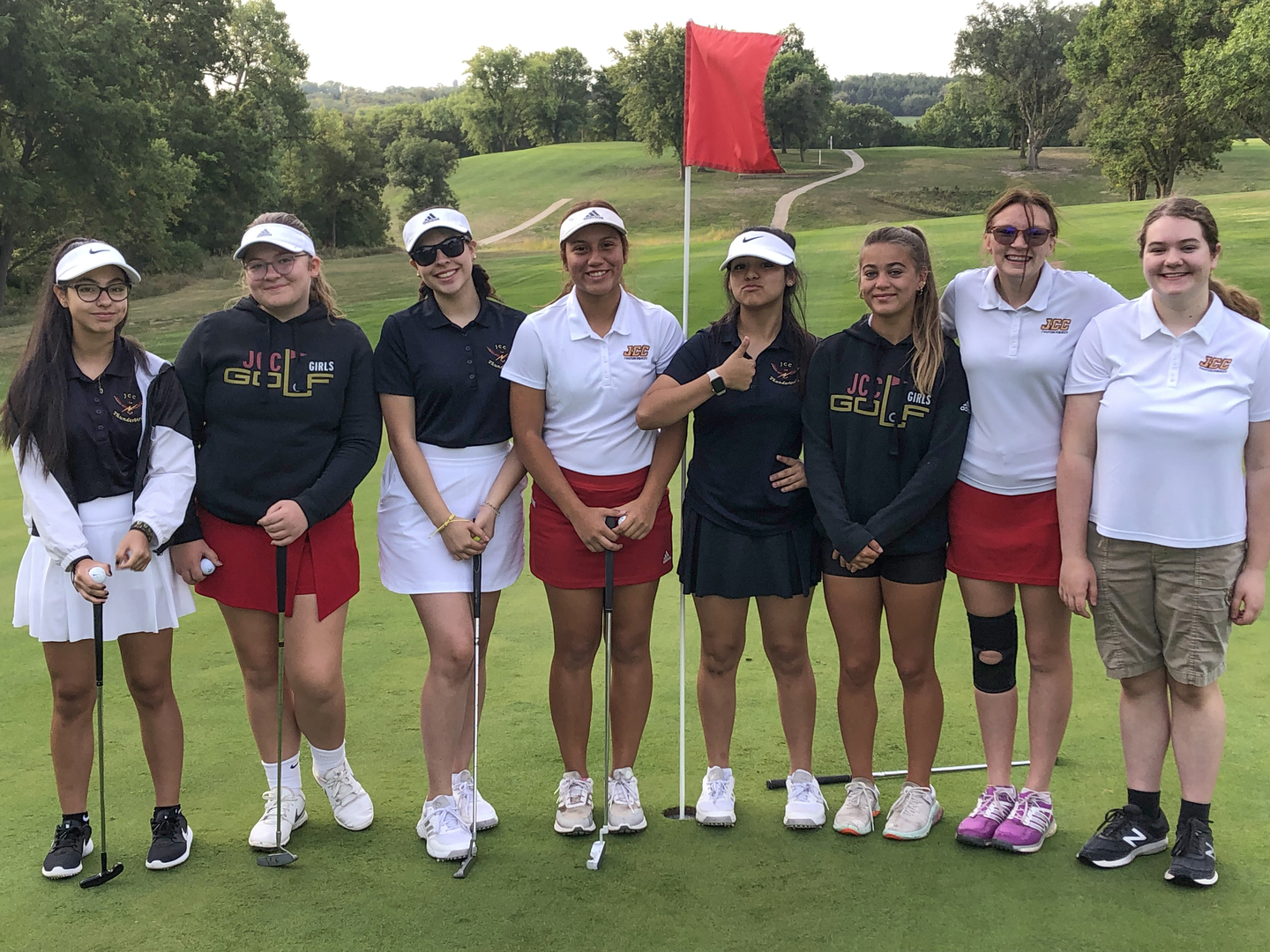 JCC Girls Golf group photo at JCC Invite 2022