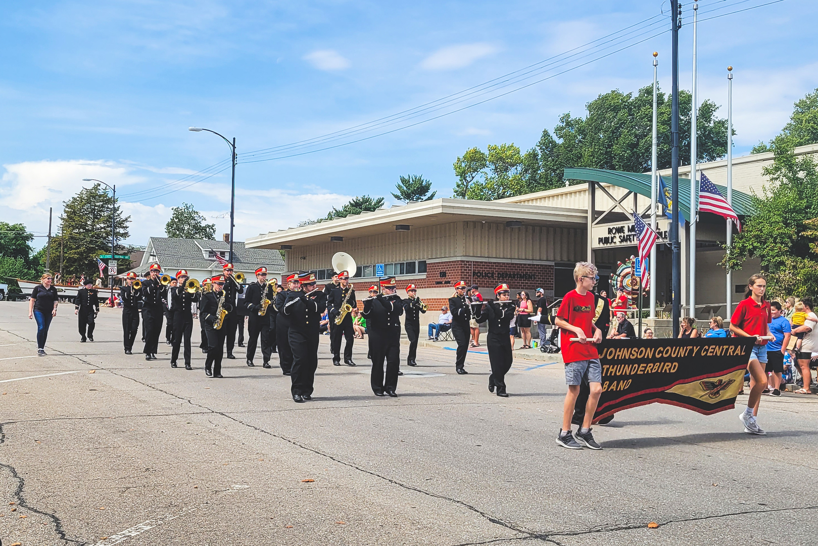 JCC Thunderbird Band at the Applejack Parade (Nebraska City) on Saturday, September 17th, 2022