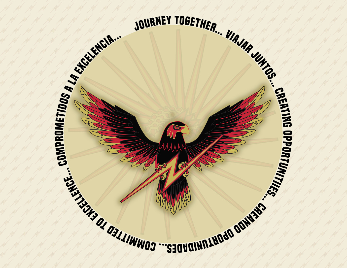 JCC Mission Statement poster in English and Spanish