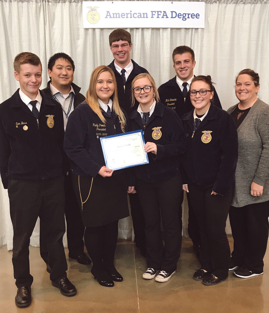 JCC members pictured at 2017 National FFA Convention