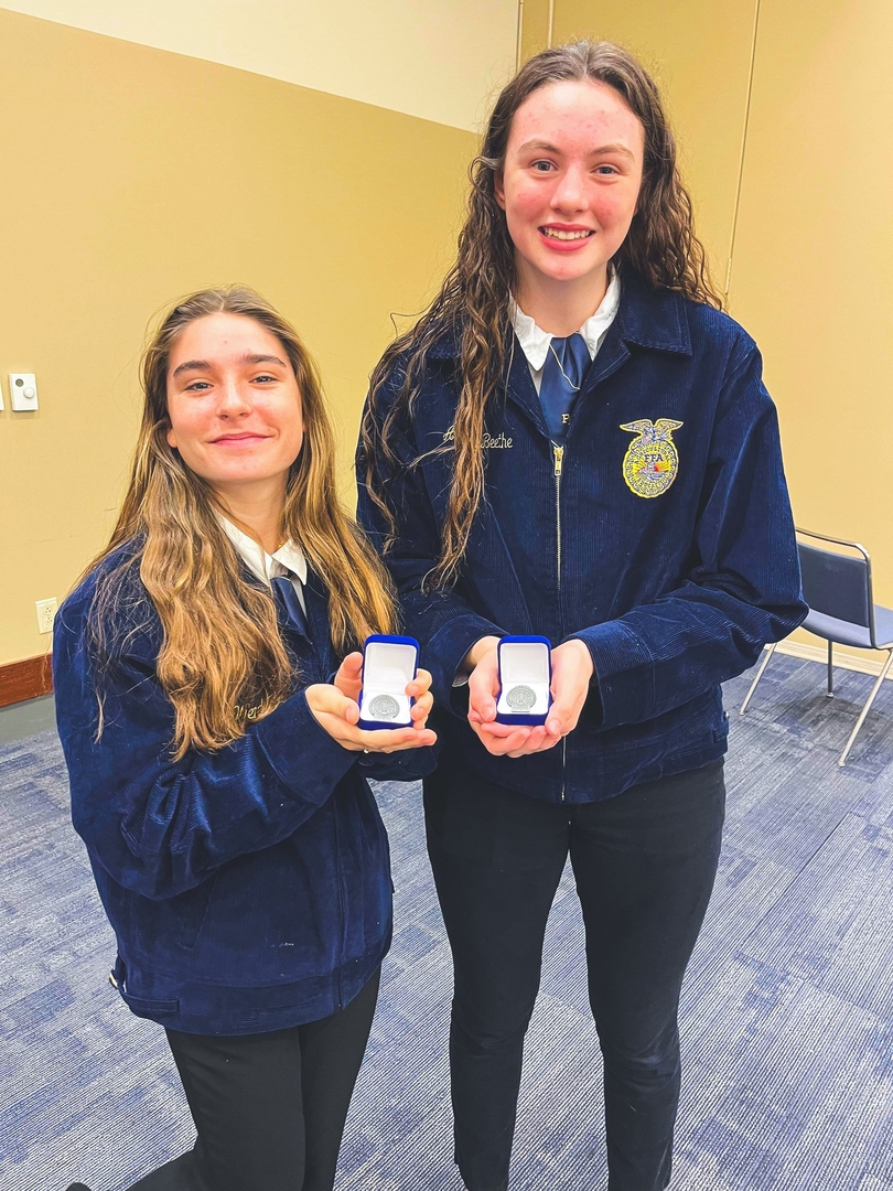 Ashley & Catherine at National FFA