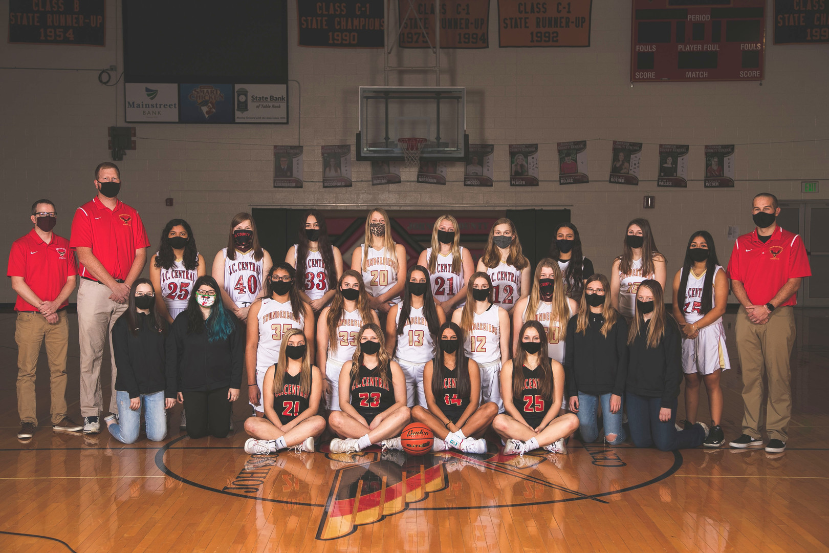 2020-21 JCC Girls Basketball Team Photo