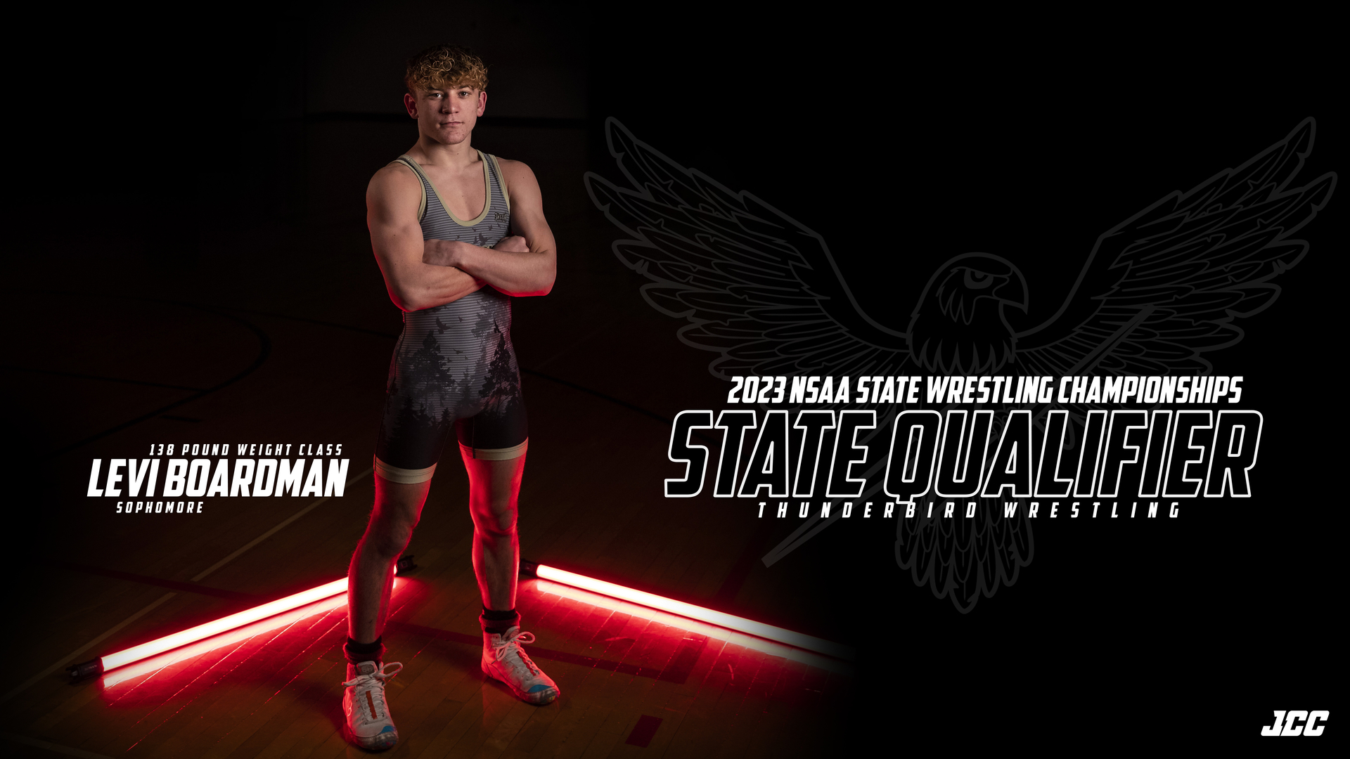 JCC State Wrestling Qualifier - Levi Boardman