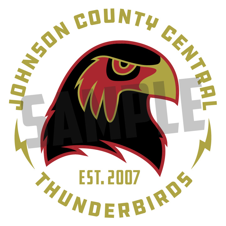 Thunderbird Head with Badge (Sample)