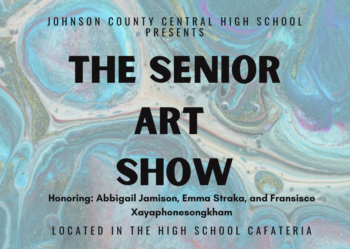 Senior Art Show Flyer