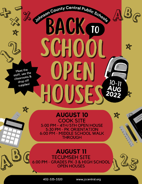 2022 - 2023 Back to School Open House