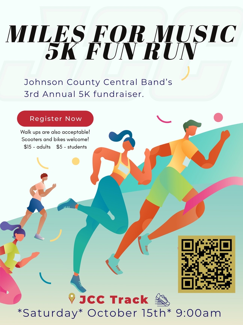 2022 Miles for Music 5K flyer