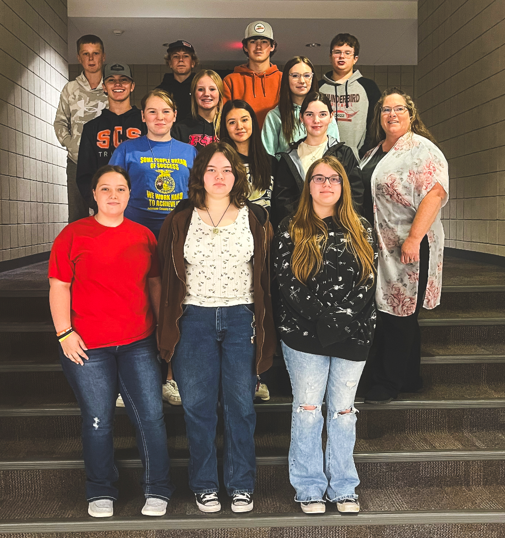 2023 group photo of some JCC FFA members