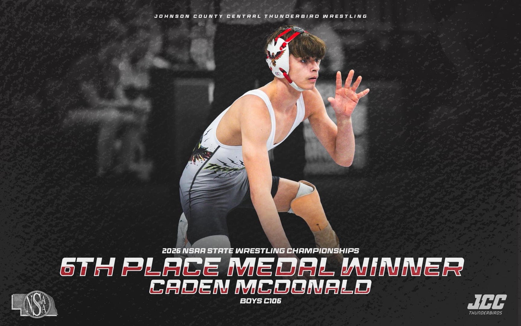 2026 NSAA Boys Class C106 6th Place Medalist Caden McDonald