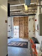Interior view of door to be replaced.